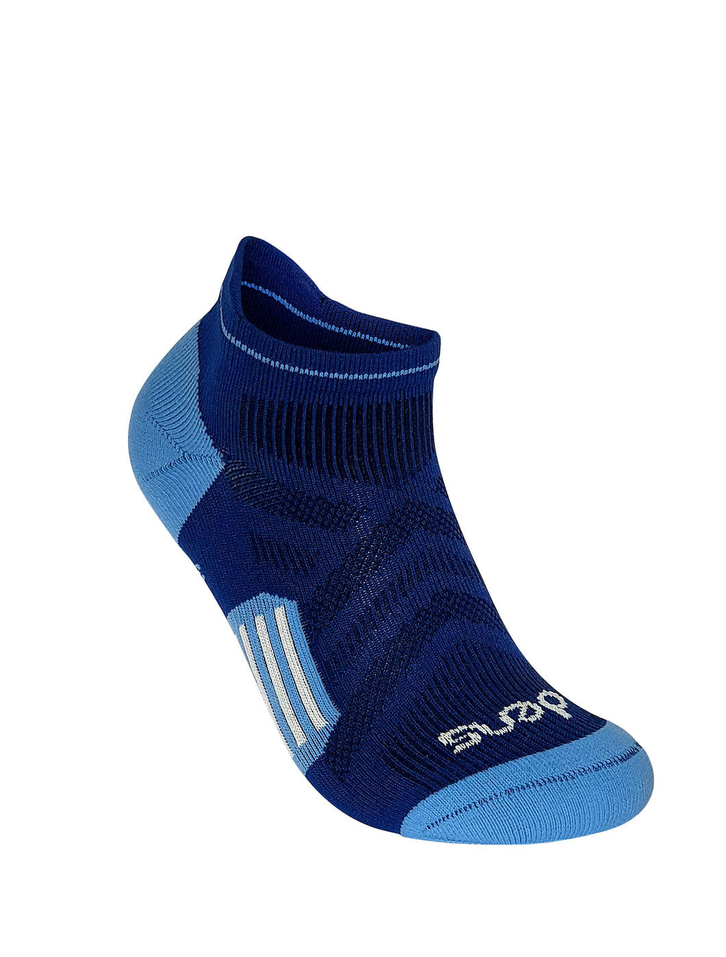 Short Light Blue and Dark Blue Ankle Socks
