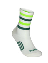 Load image into Gallery viewer, Dash Light Green and Dark Green Mini Crew Socks
