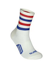 Load image into Gallery viewer, Dash Red and Blue Mini Crew Socks
