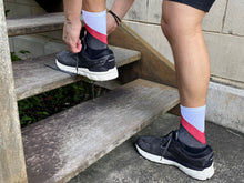 Load image into Gallery viewer, Arrow Red and Black Mini Crew Socks
