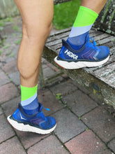 Load image into Gallery viewer, Slope Green and Blue Mini-Crew Socks
